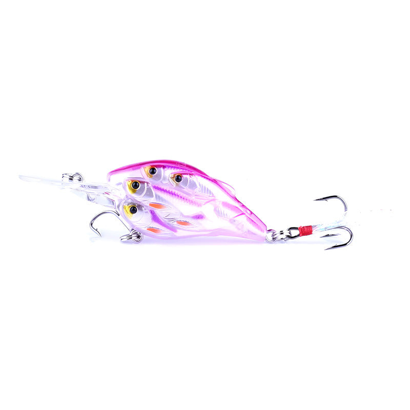Señuelo Cardumen Crankbait 9g 7.5cm Currican Paleton Pesca Rosa