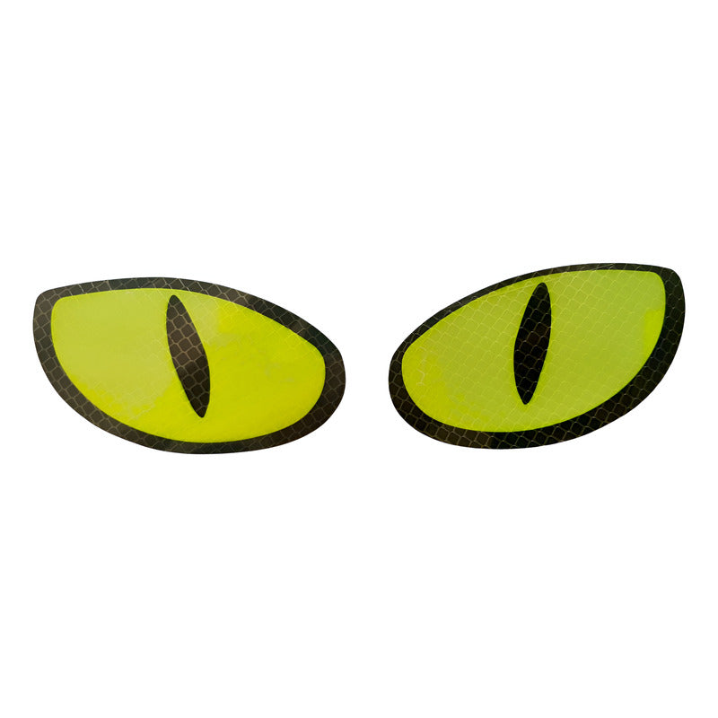 2 Stickers Ojos Reflejante Calcamonias Pegatinas Autos Motos