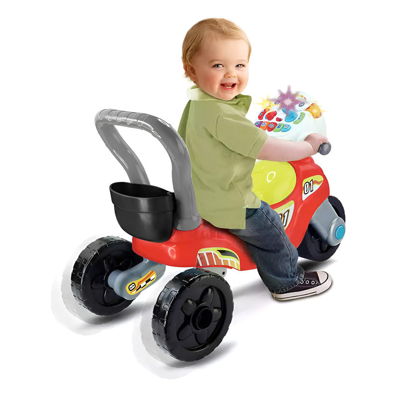 Moto De Carreras 3 En 1 Montable De Empuje Niños Vtech