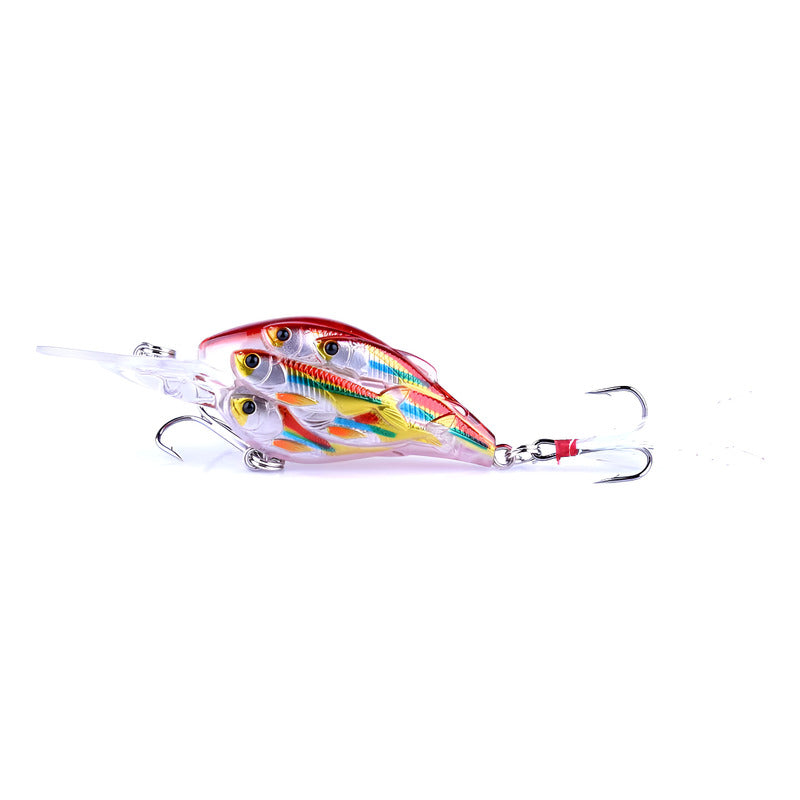 Señuelo Cardumen Crankbait 9g 7.5cm Currican Paleton Pesca Rojo