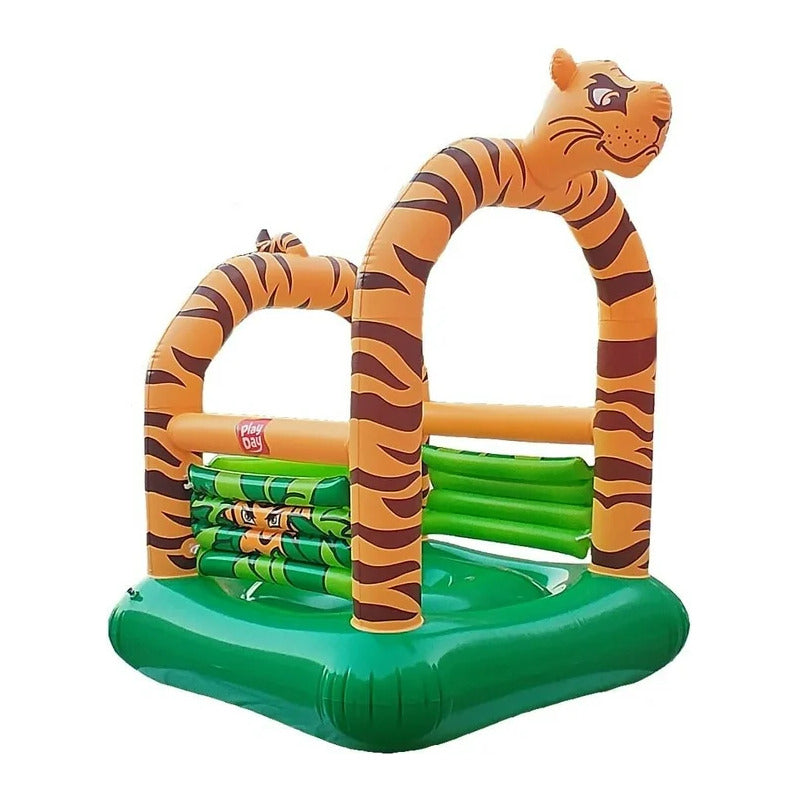Brincolin Castillo Inflable Tigre Colchón P/brincar Niños