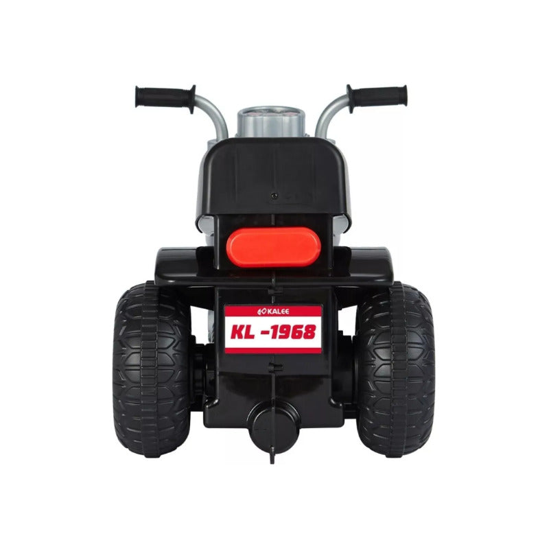 Moto Eléctrica Montable Para Niños Hot Wheels Trimoto 6v recargable motito color Negro