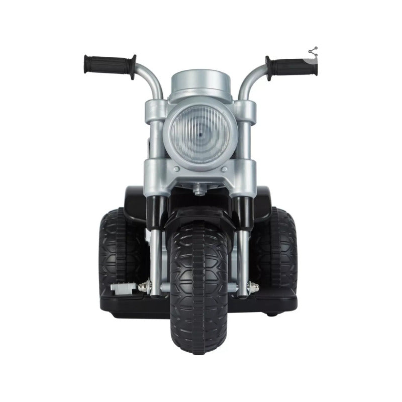 Moto Eléctrica Montable Para Niños Hot Wheels Trimoto 6v recargable motito color Negro