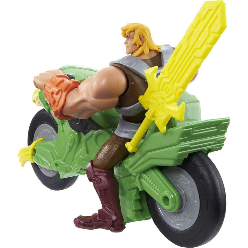 He-man Figura 15 Cm Con Moto 22 Cm Ground Ripper Power Atack
