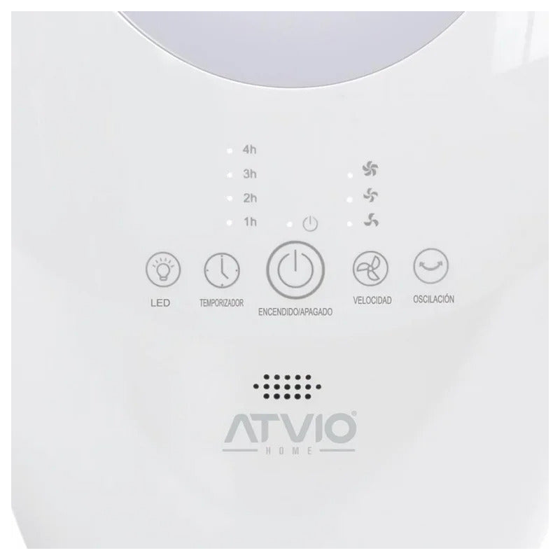 Ventilador Sin Aspas torre de mesa mediano Atvio Tx-lf01 Blanco 58.42 Cm