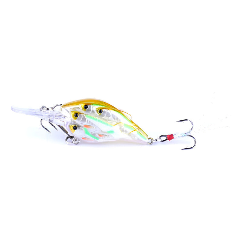 Señuelo Cardumen Crankbait 9g 7.5cm Currican Paleton Pesca Amarillo