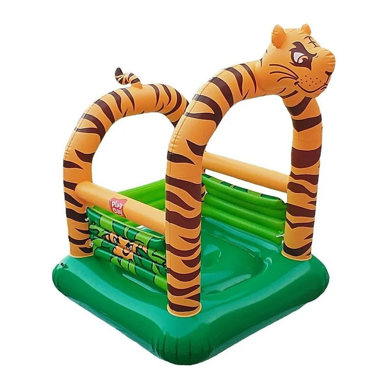 Brincolin Castillo Inflable Tigre Colchón P/brincar Niños