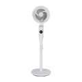Ventilador De Pedestal Circulador De Aire 7 Pulgadas 45w 17.78 Cm 60 Hz Blanco Gris Plástico 2