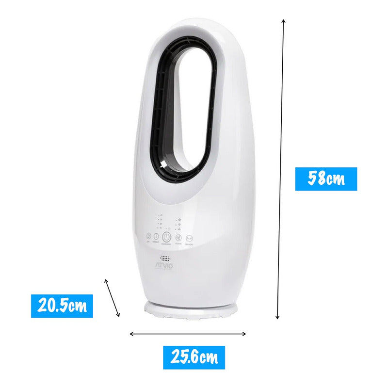 Ventilador Sin Aspas torre de mesa mediano Atvio Tx-lf01 Blanco 58.42 Cm