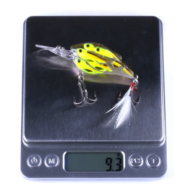 9 Pack Señuelos Cardumen Cranckbait 7.5cm 9g Colores Mixtos Mixtos