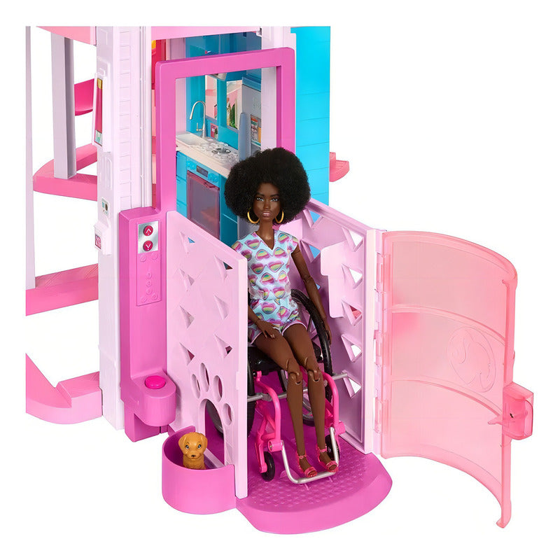 Casa De Muñecas Barbie Nueva Casa De Los Sueños Con Tobogán Y Más De 75 Accesorios Hmx10