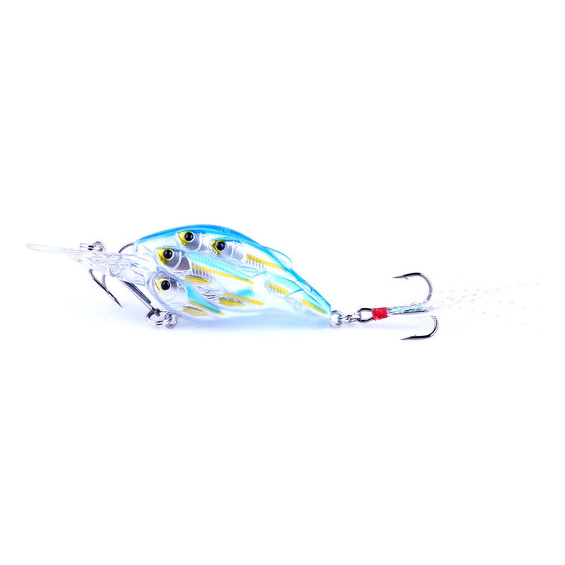9 Pack Señuelos Cardumen Cranckbait 7.5cm 9g Colores Mixtos Mixtos