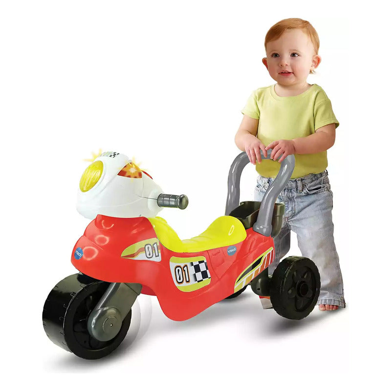 Moto De Carreras 3 En 1 Montable De Empuje Niños Vtech