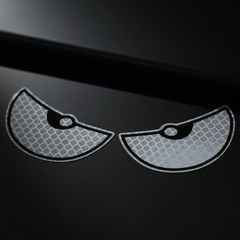 2 Stickers Ojos Reflejante Calcamonias Pegatinas Autos Motos