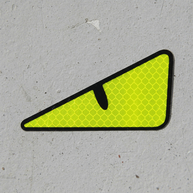 2 Stickers Ojos Reflejante Calcamonias Pegatinas Autos Motos