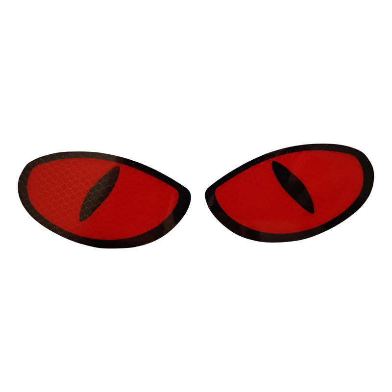 2 Stickers Ojos Reflejante Calcamonias Pegatinas Autos Motos
