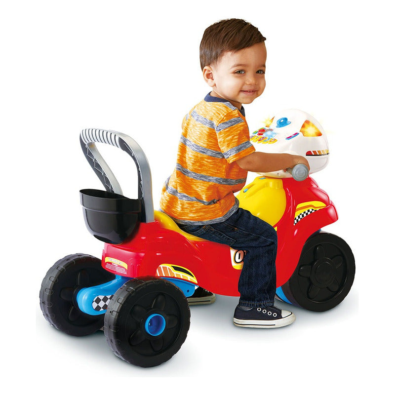 Moto De Carreras 3 En 1 Montable De Empuje Niños Vtech